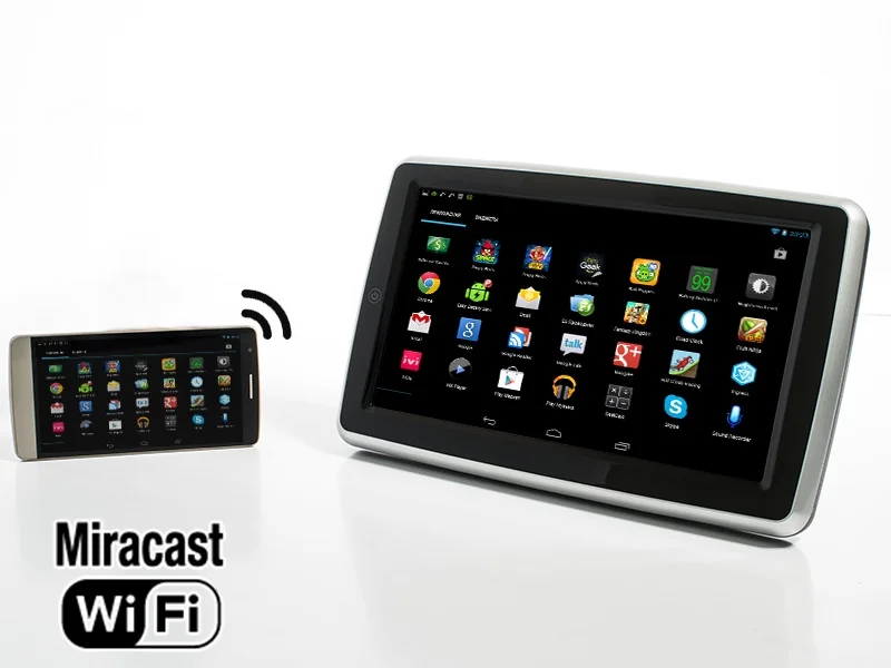 Headrest Car Monitor HDMI 10.1 inch. Full HD with built-in media player AirPlay Miracast and AVIS Electronics AVS1088TM | Автомобили и
