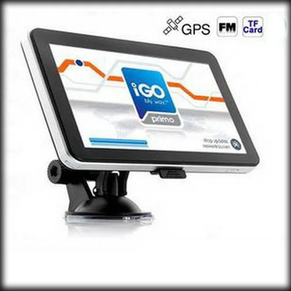 От DHL или FedEx 100 штук 256mb 8 Гб Продвижение 7-дюймовый автомобильный gps навигатор по беспроводной сети через Wi-Fi Встроенный 4 Гб нагрузки карта