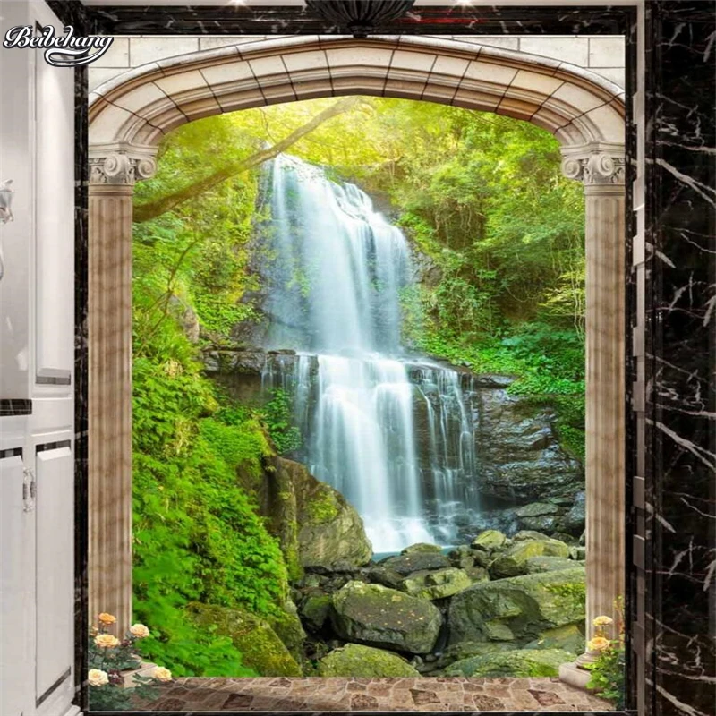 3D ТВ-фон с римской колонной в европейском стиле большие пользовательские обои