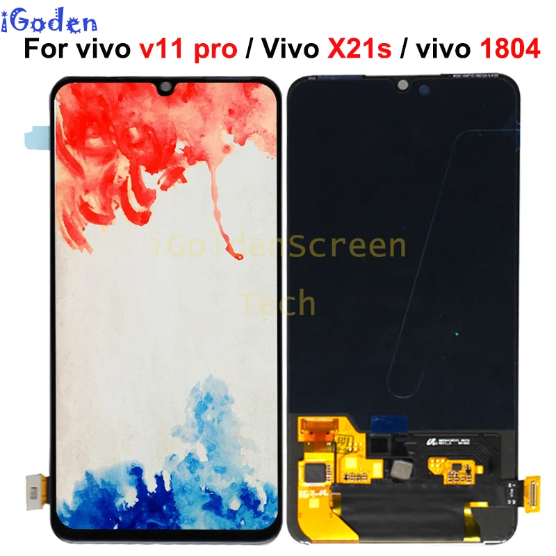 ДЛЯ vivo V11 Pro ЖК-дисплей с сенсорным экраном для vivo X21s 1804 дигитайзер сборка Замена для V11 PRO lcd