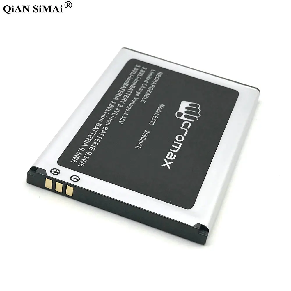 Новый высококачественный аккумулятор 2500 мАч для телефона Micromax E313|battery for|battery for