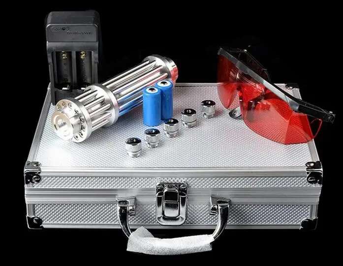 2017 Горячая Высокая мощность 450нм Синяя лазерная указка ручка Сильный луч