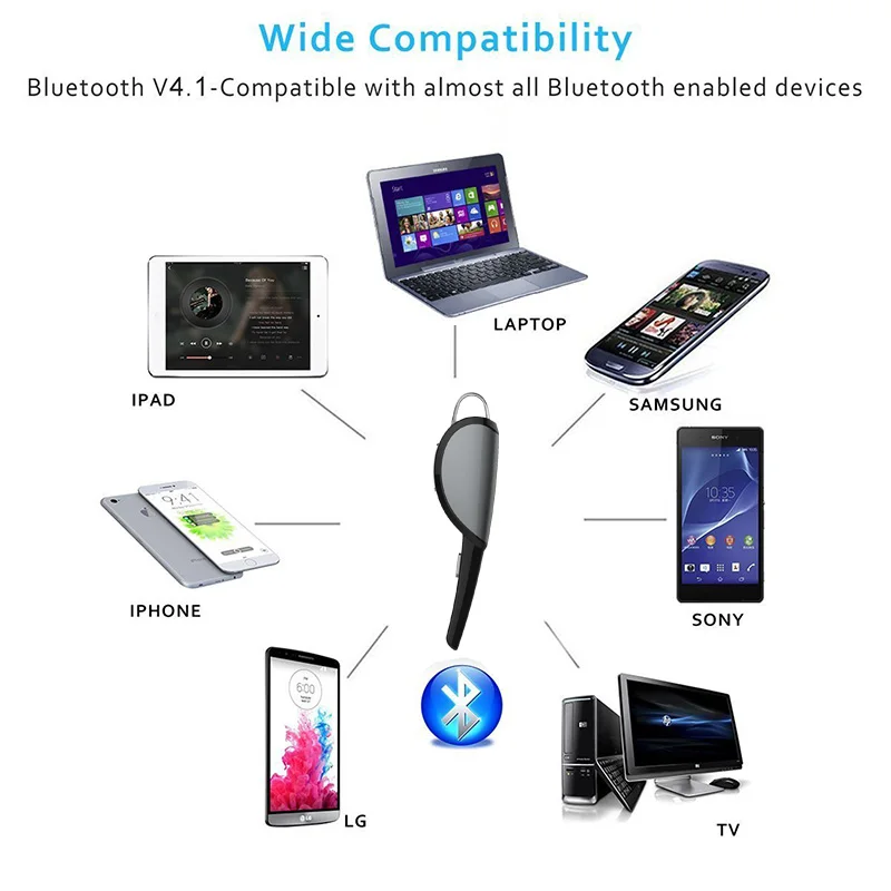 Soundup мини Беспроводной Bluetooth наушники cvc Smart Шум снижение Hands-Free вкладыши гарнитура