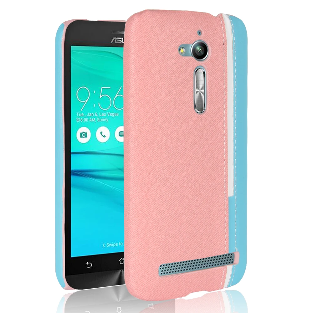 Чехлы для телефонов Asus Zenfone Go ZB500KL роскошный двухцветный кожаный чехол сумка |