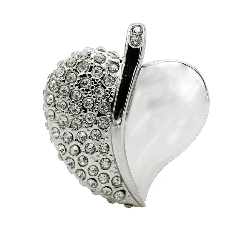 Флеш накопитель Usb 2 0 в виде сердца с кристаллами 4/8/16/32 ГБ|memory stick|2.0 usb flash driveu disk |