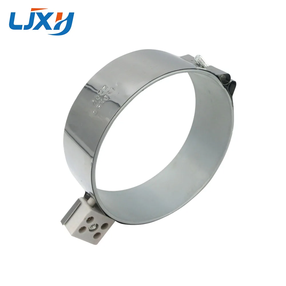 LJXH хомутовый нагреватель 220V 550 W/700 W/900 W/1000 W/1150 W Внутренний Диаметр 130 мм слюды Керамика элемент Нержавеющая сталь высота 50 мм/60 мм/80 мм