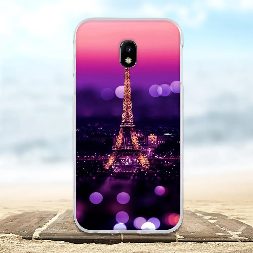 Чехол для Samsung Galaxy J3 J5 J7 2017 Мягкая силиконовая задняя крышка из ТПУ 3D чехлы с милым котом Pro телефонов|Бамперы|