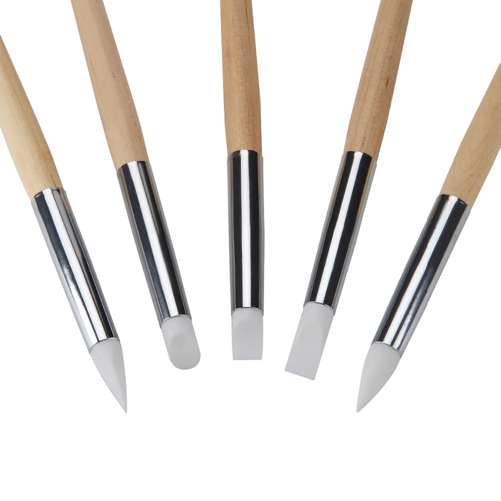 5 шт. силиконовая ручка для гравировки ногтей | Красота и здоровье