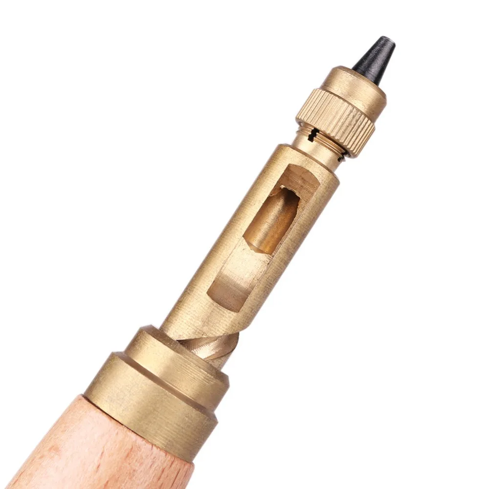 Кожаный ремень Перфорация набор инструментов 6 в 1 с наконечником размеры