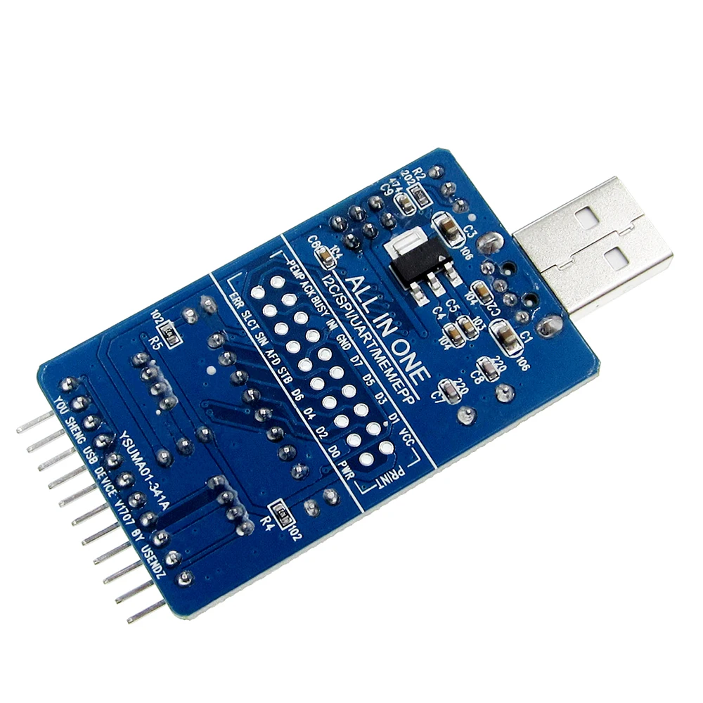 CH341A USB к SPI I2C IIC UART TTL ISP последовательный адаптер модуль EPP/MEM конвертер для