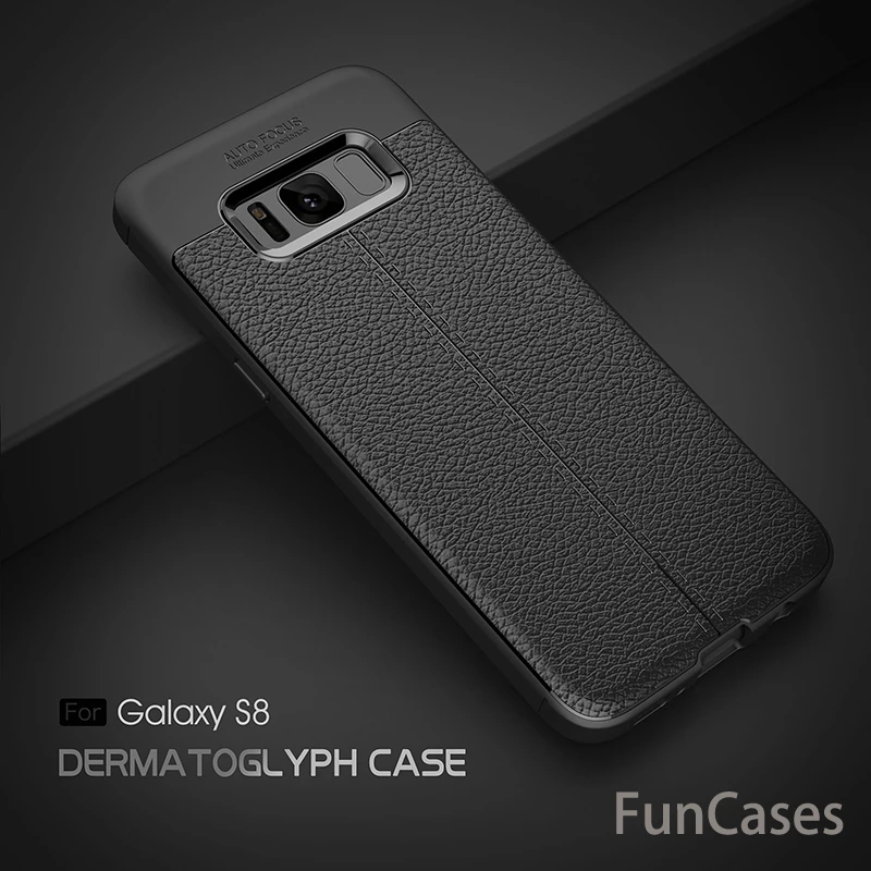 Чехлы для телефонов Samsung Galaxy S8 роскошный противоударный чехол Силиконовый ТПУ