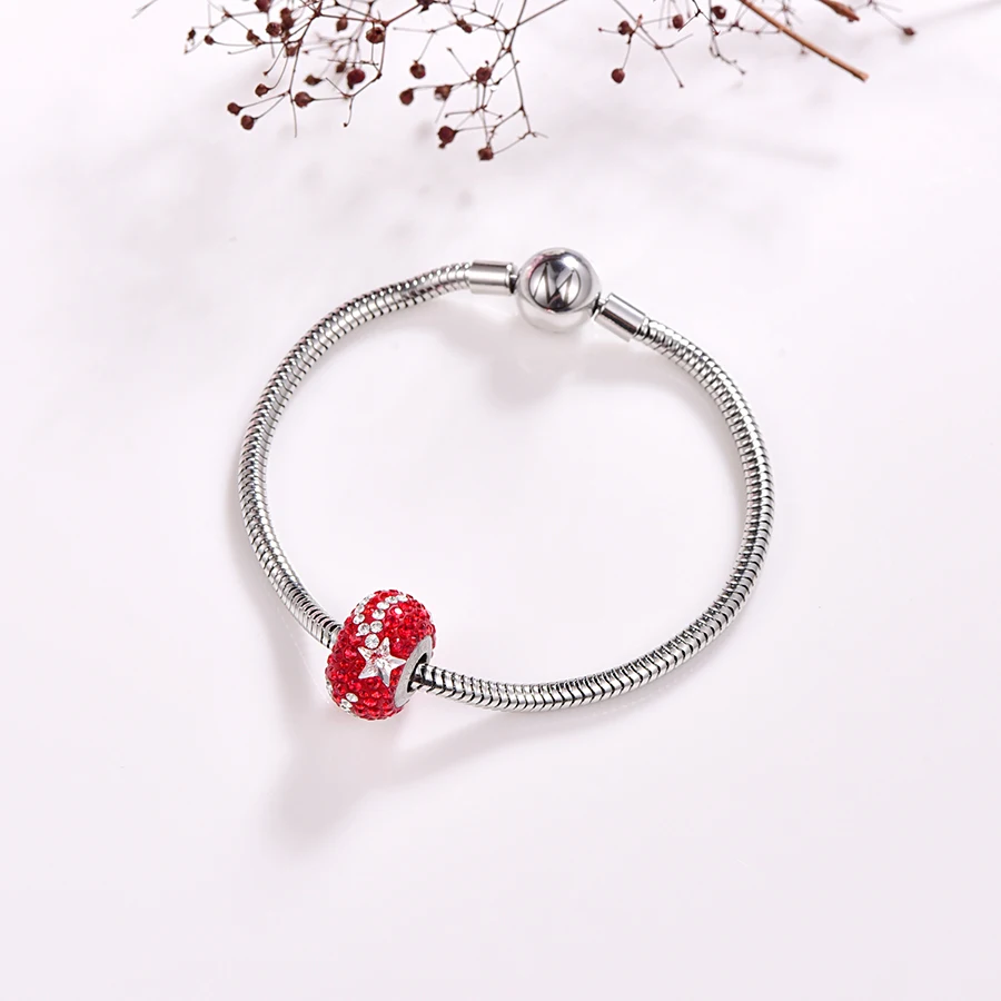 Кристаллы от Swarovski двухсторонние яркие бусины Морская звезда серебряный цвет