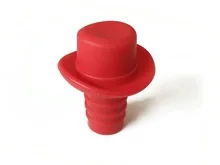 

hot sell 100pcs/lot Hat Shape Silicone Wine Bottle Stopper Preservation Wine bottle Stoppers Kitchen Wine Champagne Stopper