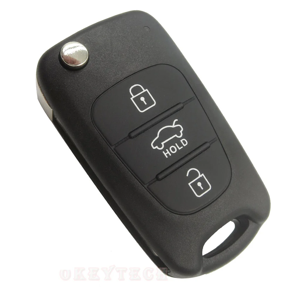 OkeyTech откидной Чехол для автомобильного ключа с дистанционным управлением Kia K2 K3 K5