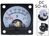 so 45 dc 1v 3v 5v 10v 15v 50v 100v screw mounted voltage panel meter voltmeter 4747mm