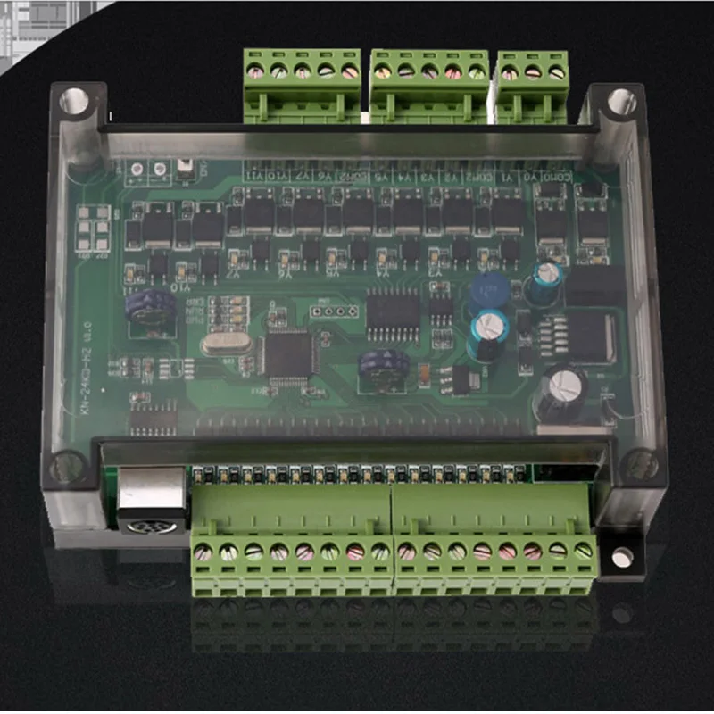 Бесплатная доставка PLC FX1N 24MT Plate Stepper специализированная 2 оси 4 100k 14 точек на 12