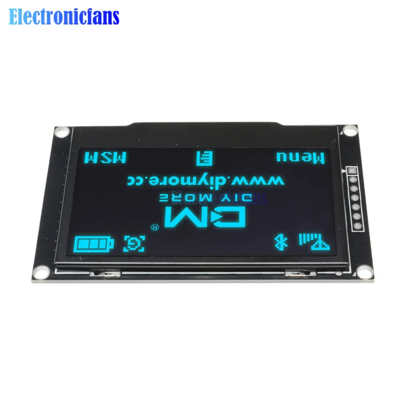 Белый/синий/зеленый/желтый 2,4" дюймовый ЖК-экран 128X64 OLED дисплей модуль IIC IEC SPI серийный SSD1309 128*64 для Arduino C51 STM32