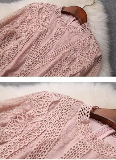 2019 summer women's new wooden ear short lace top + cake mesh skirt two-piece suitT3579 | Женская одежда