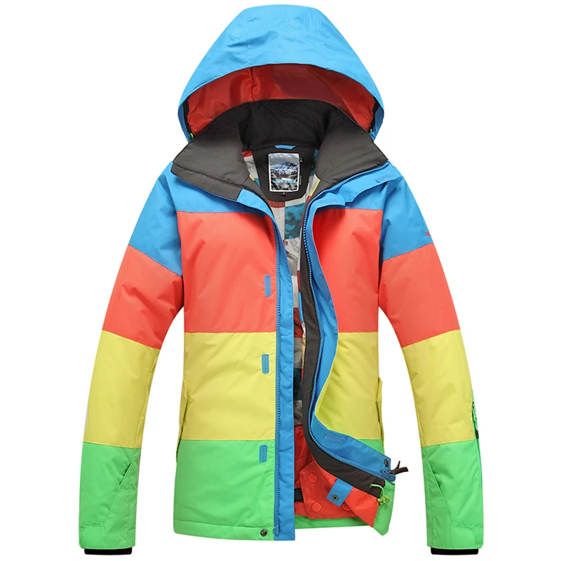 Мужская лыжная куртка Gsou дышащая и водонепроницаемая ветрозащитная для катания