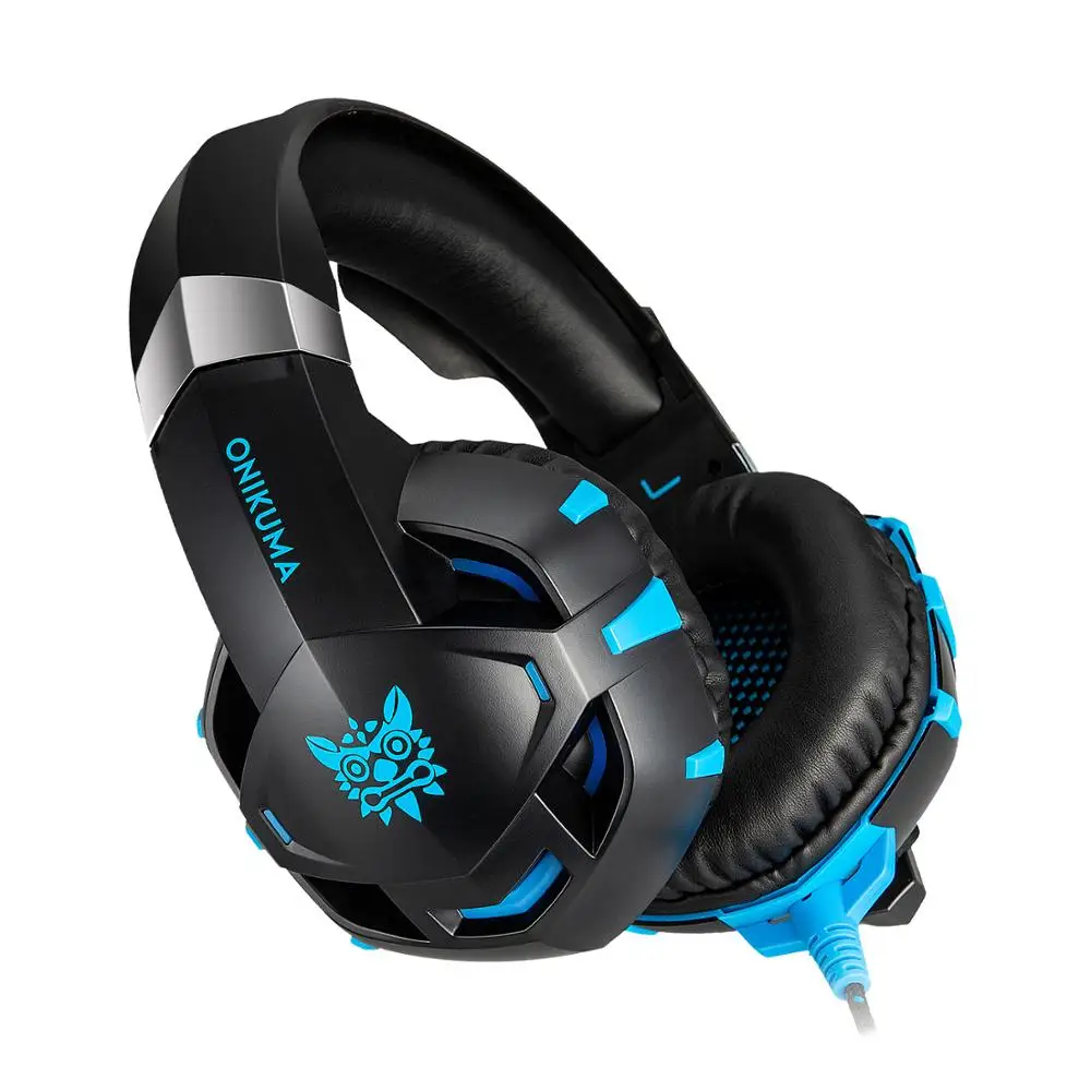 ONIKUMA K2 PS4 игровая гарнитура casque PC стерео наушники с гарнитурой светодиодный фоном