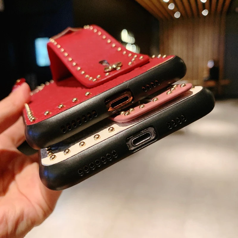 SYCASE модный портативный кожаный чехол для телефона samsung S8 S9 S10 Plus S10E, защитный чехол на запястье