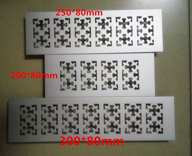 4 шт./лот 80 мм широкая алюминиевая решетка вентиляционного отверстия для шкафа