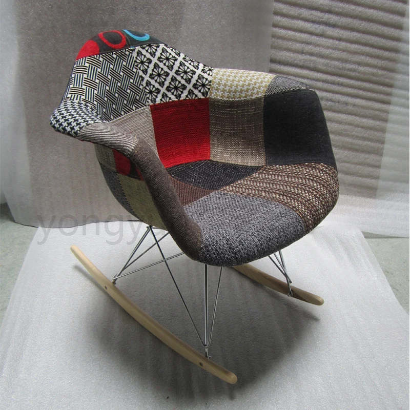 Минималистичная современная мебель для комнаты отдыха модное кресло качалка