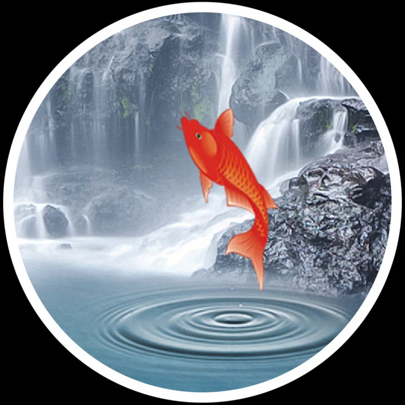 Настенные 3D обои с изображением водопадов природного ландшафта для гостиной