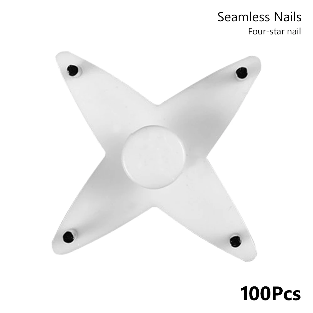 27x27x4mm 100Pcs 100 шт белые пластиковые Невидимые настенные фото часы рамка крюк вешалка бесшовные иглы ногтей домашний декор - Цвет: 27x27x4mm 100Pcs