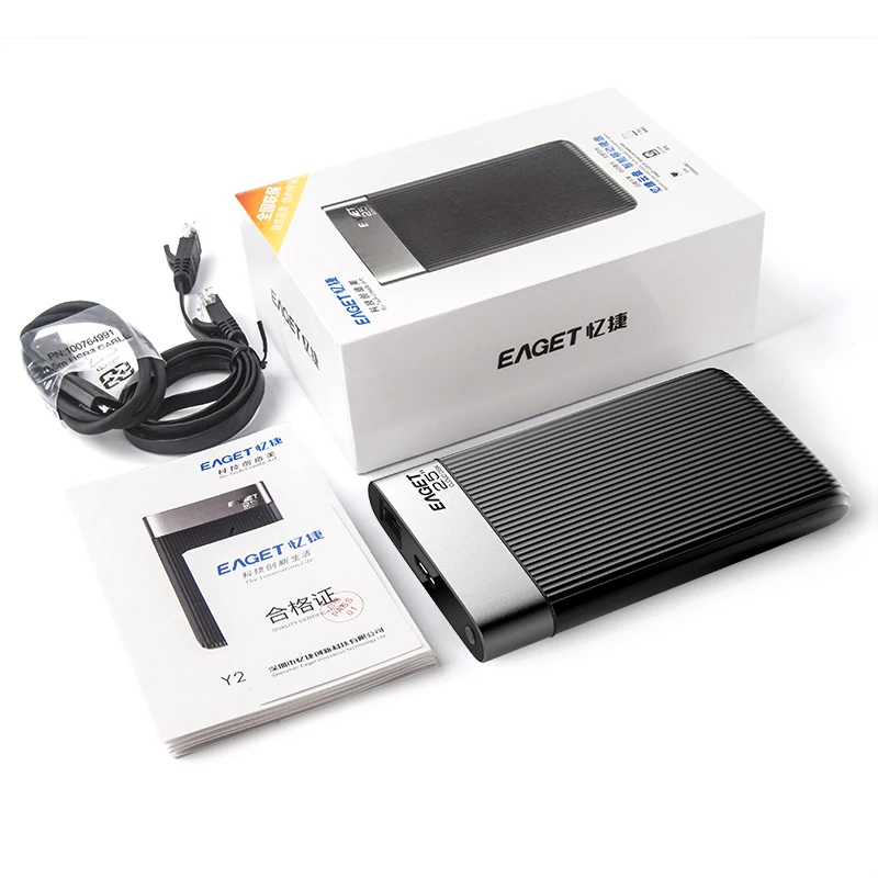 Eaget 2 5 дюймовый внешний жесткий диск 1 ТБ SATA HDD шифрование облачный Micro USB 3 0 сетевой