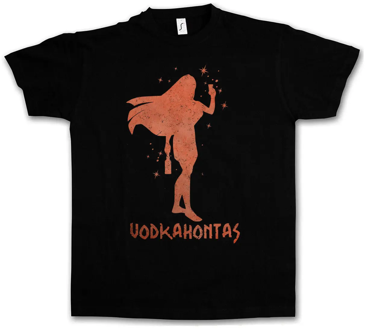 

Vodkahontas T-Shirt Fun Alcohol Drunk wasted intoxicated Party drunken Hangover Short Sleeve Hip Hop Tee T Shirt top tee