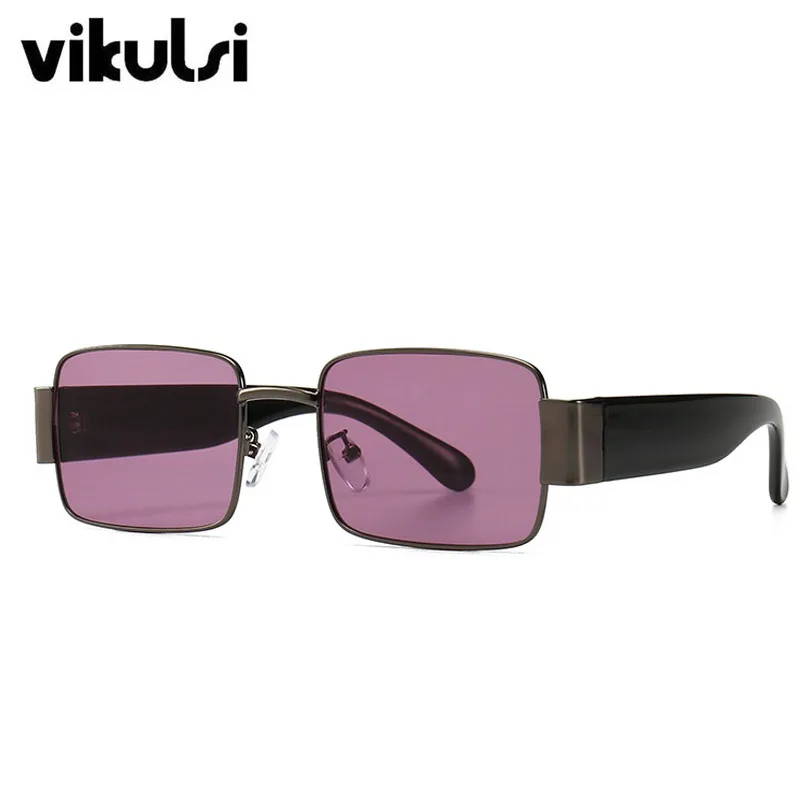 Солнцезащитные очки унисекс квадратные с защитой от ультрафиолета в винтажном