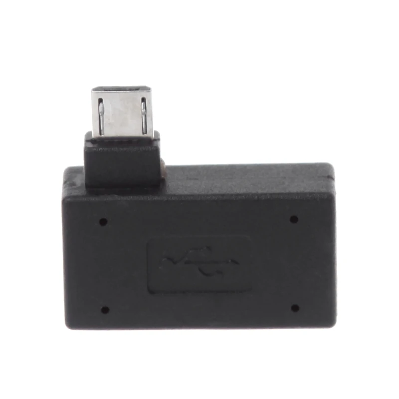 Левый/правый угловой Micro USB 2,0 для OTG разъем адаптера для мобильного телефона планшета