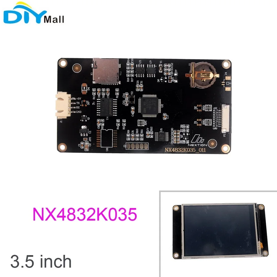 3.5 inch Nextion Улучшенный 2," 2,8" 3," 3,5" 4," 5,0" 7," резистивный сенсорный экран HMI умный модуль дисплея для Arduino Raspberry Pi - Комплект: 3.5 inch