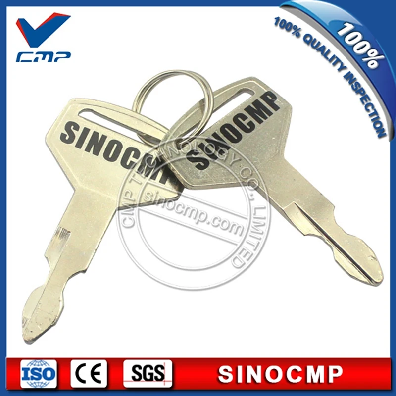 2 шт. сменные ключи для Kobelco зажигание тяжелой техники|key for|key replacementkey key |