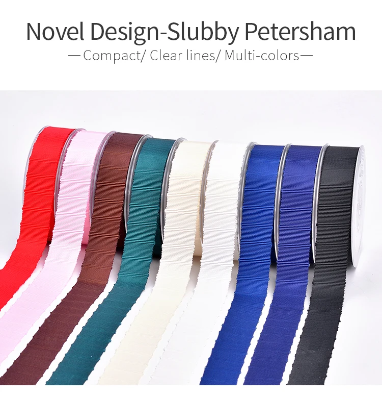Яма Slubby Petersham лента 9 16 25 38 мм 50 ярдов/рулон 3/" 5/8" " 1,5" дюймов для Diy подарки ручной работы ремесла тонкая лента для украшения
