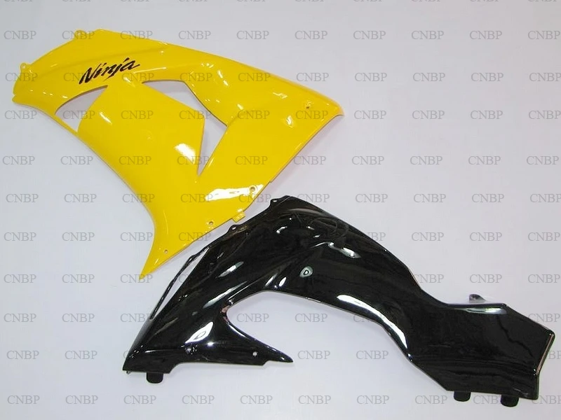Обтекатели для Kawasaki ZX10r 2006-2007 2006 Ninja ZX 10r 2007 черные желтые обтекатели | Дом и сад