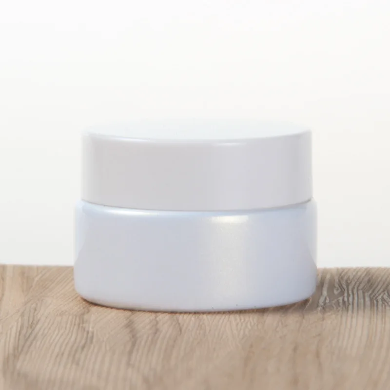 50 шт 20 г Черная крышка стеклянная банка для крема жемчужно белый крем глаз