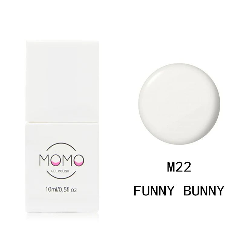 MOMO УФ-гель для ногтей 10 мл Esmalte Vernis полуперманентный Полировочный Гель для маникюра Led Prime Nude гель лак для ногтей Art Базовое покрытие - Цвет: M22 UV Gel