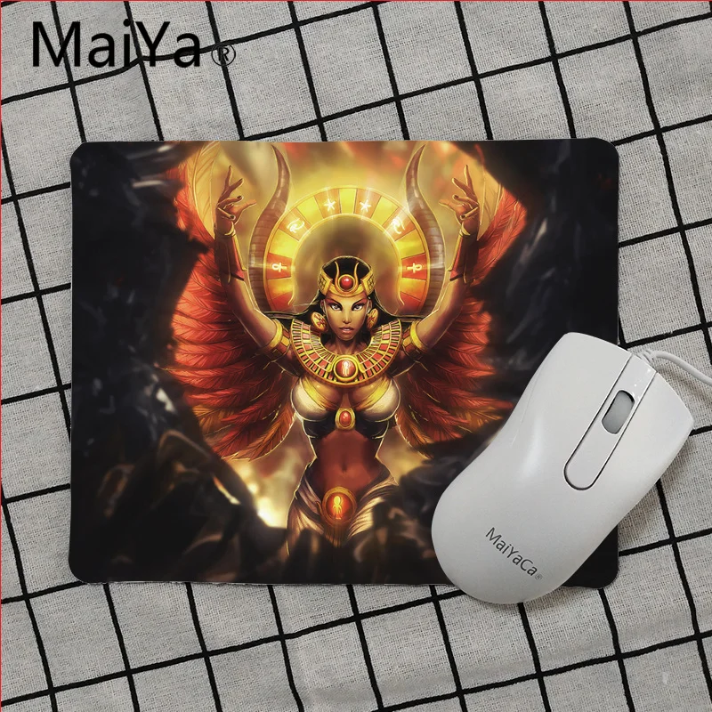Maiya одежда высшего качества игры Smite красивые коврик для мышки в стиле аниме Лидер продаж подставка под руку мышь - Цвет: No Lock Edge18x22cm