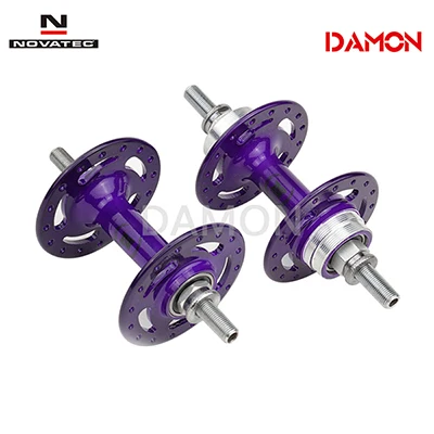 10 Paint purple 14T Красочные Novatec A565SBT A566SBT 32 отверстия фиксированная передача односкоростная велосипедная ступица Передняя и задняя 14 15 16 17T 2 подшипники 100 120 мм - Цвет: 10 Paint purple 14T