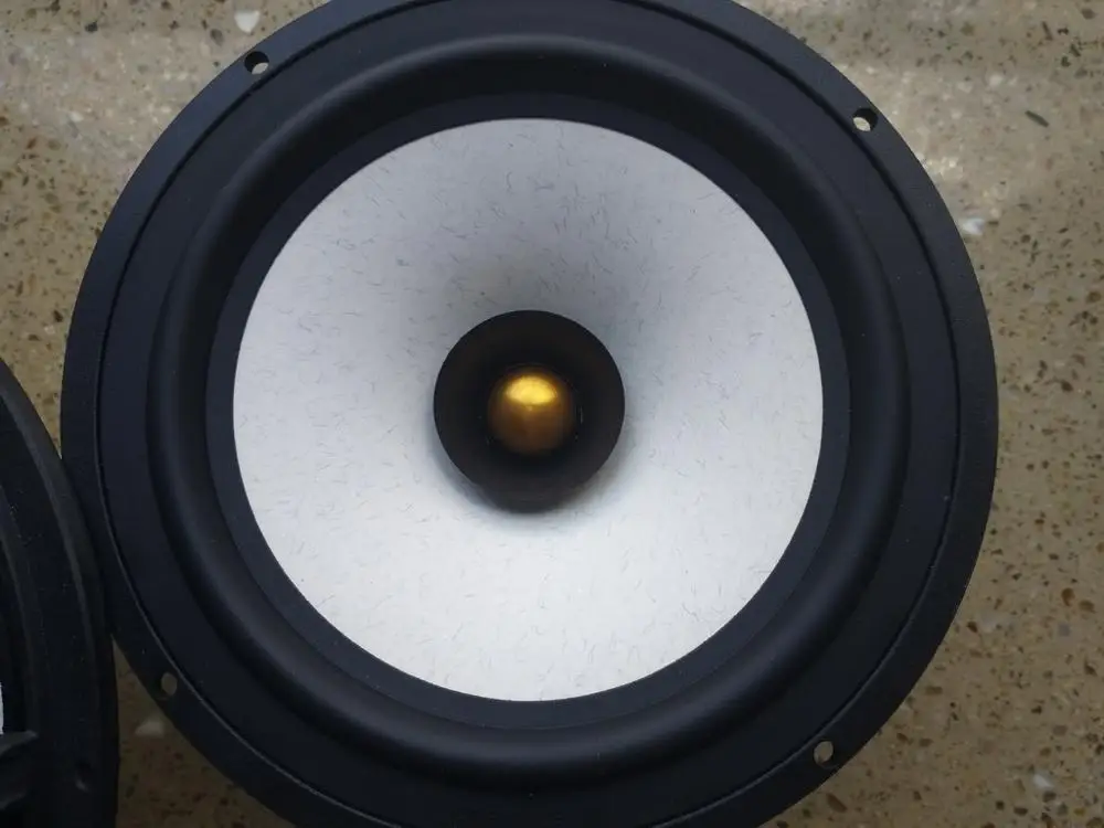 Пара 2 единицы HiFI 6 5 7 дюймов слюда микс бумага конус полный диапазон динамик НЧ