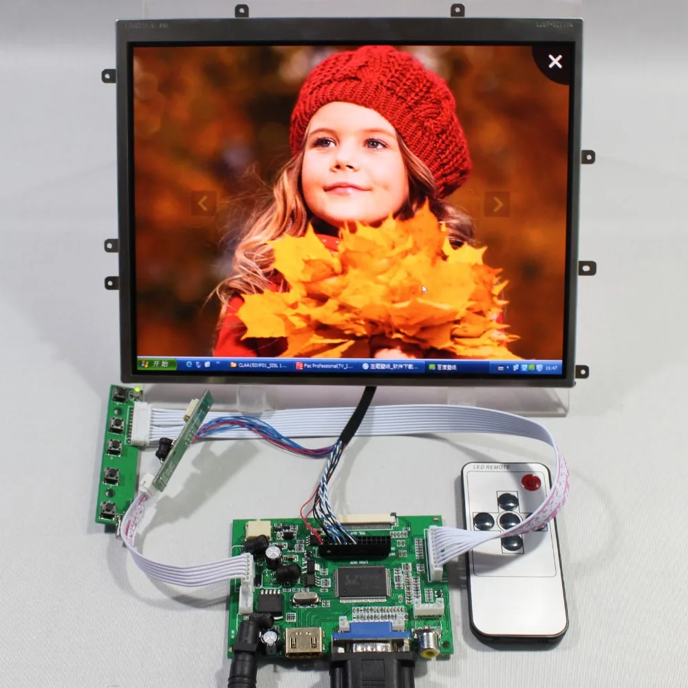 

HD MI VGA 2AV LCD LCD Controller Board+9.7inch LTN097XL01 1024x768 IPS LCD Screen