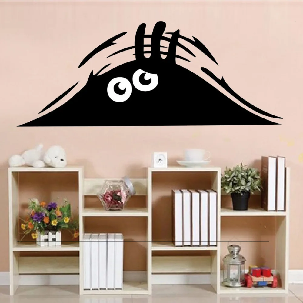 Горячая Распродажа стикер автомобиля s Забавный подглядывающий Монстр Авто