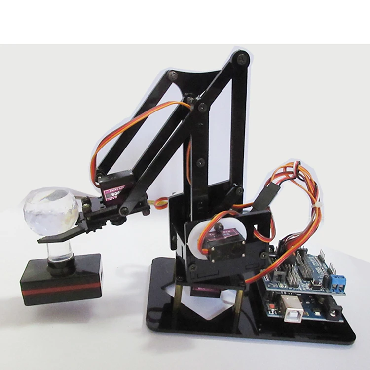 DIY 4 DOF механическая рукоятка робота зажим лапа наконечник коготь для Arduino