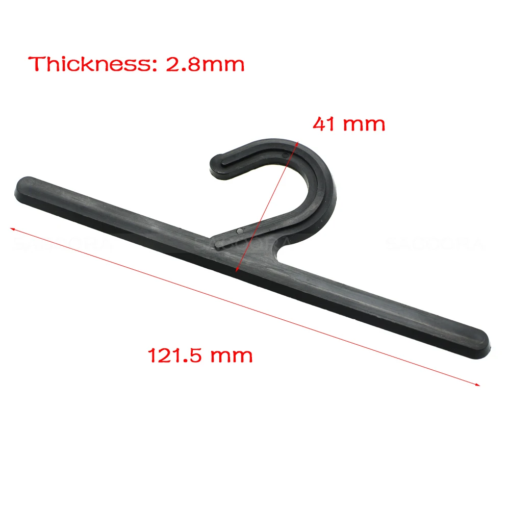 

121mm Length Plastic Sock Hook Hanger For Sock Stocking Underwear Accessories Packaging