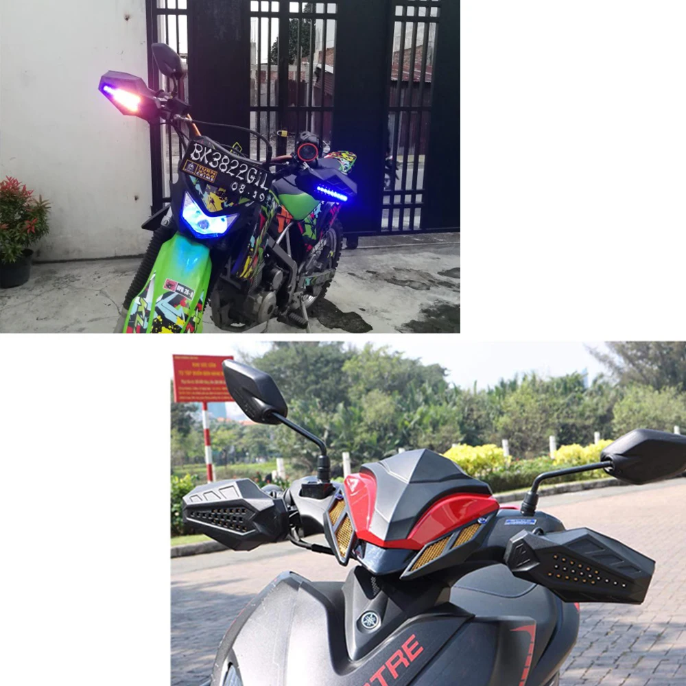 Светодиодные мотоциклетные рукавицы для мотокросса honda dio af34 goldwing bmw e46 varadero xl1000