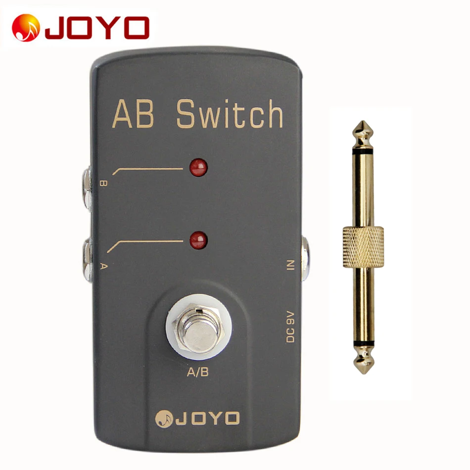 Педаль для создания эффектов JOYO True Bypass гитары с переключателем A/B 1 коннектором