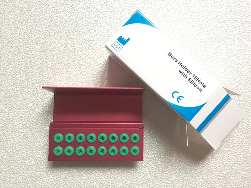 2 шт./компл. 16 отверстия стоматологические FG RA советы Бур держатель Блок