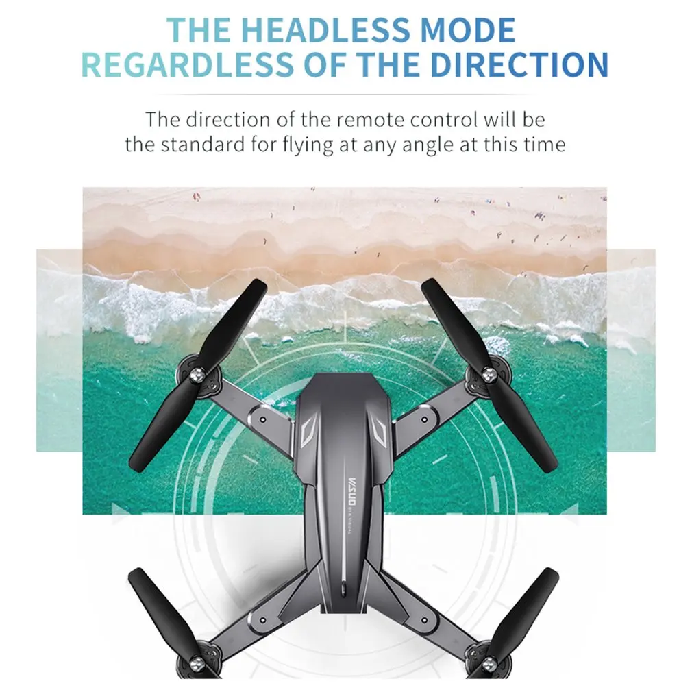 Visuo XS816 RC Drone with 50 Times Zoom WiFi FPV 4K /720P Dual Camera Optical Flow Quadcopter Foldable Selfie Dron VS SG106 M70